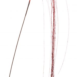 RAMO CAPELLI D'ANGELO ROSSO H125CM