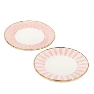 DOT/STR.CANDY PLATE ASS/2 TT PNK 18,5CM hand wash