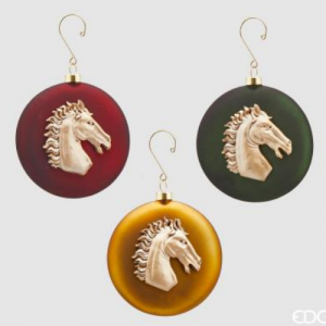 DEC.MEDAGL.VETRO CAVALLO(3ASS)