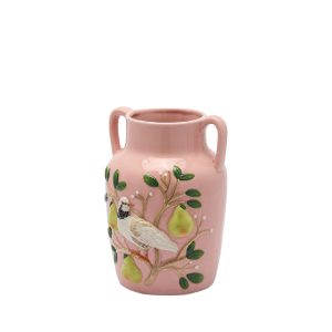 VASO UCCELLI ANFORA H.26 D.20 C6