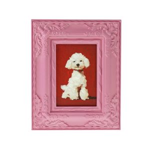 Painting dog Pink